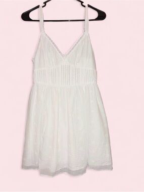 American Eagle White Eyelet Summer Dress